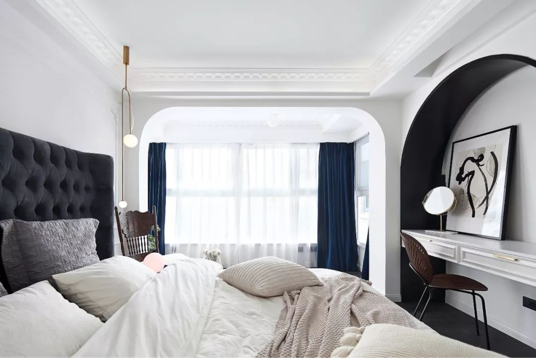 佛山装修公司北欧风格室内装修效果图-卧室 佛山装修公司北欧风格室内装修效果图-卧室