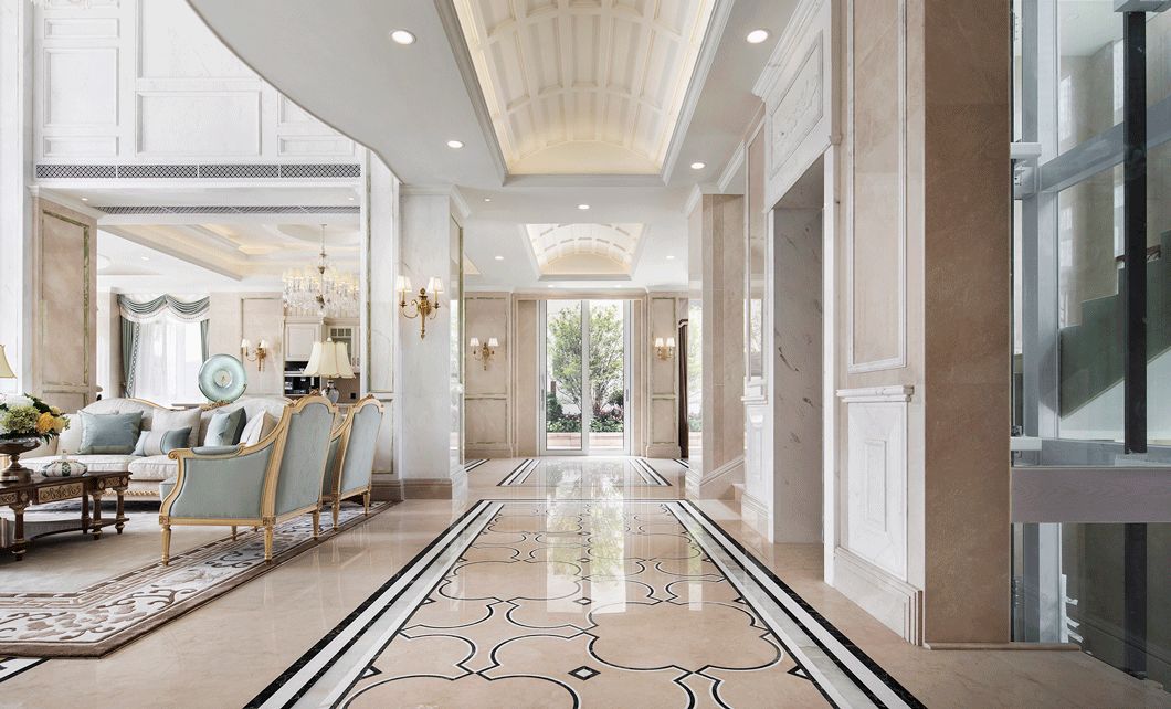 简欧风格别墅装修设计效果图-天湖郦都别墅450平米-别墅走廊装修设计 简欧风格别墅装修设计效果图-天湖郦都别墅450平米-别墅走廊装修设计