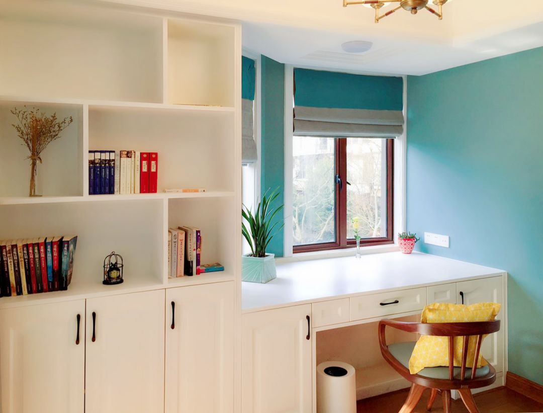 别墅装修现代美式风格-书房 别墅装修现代美式风格-书房