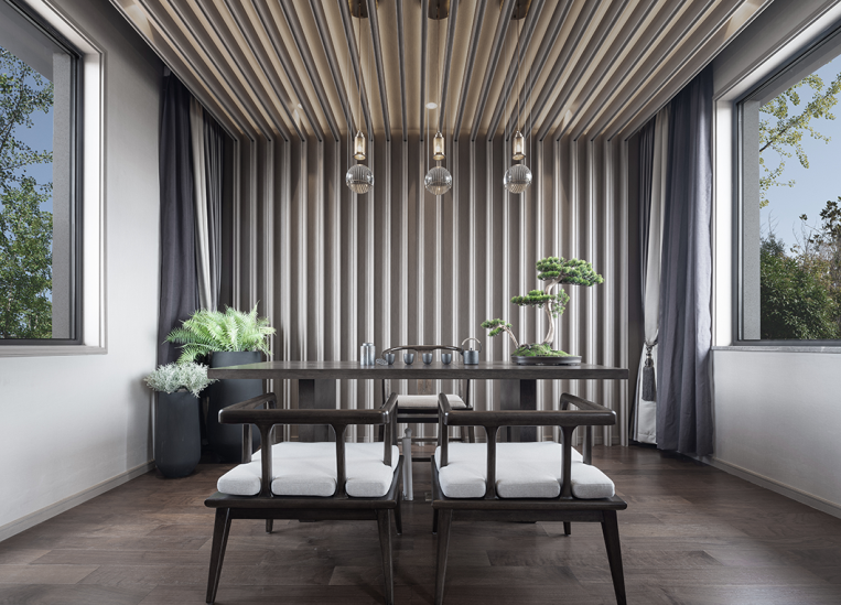 新中式风格别墅室内设计家装案例-茶几