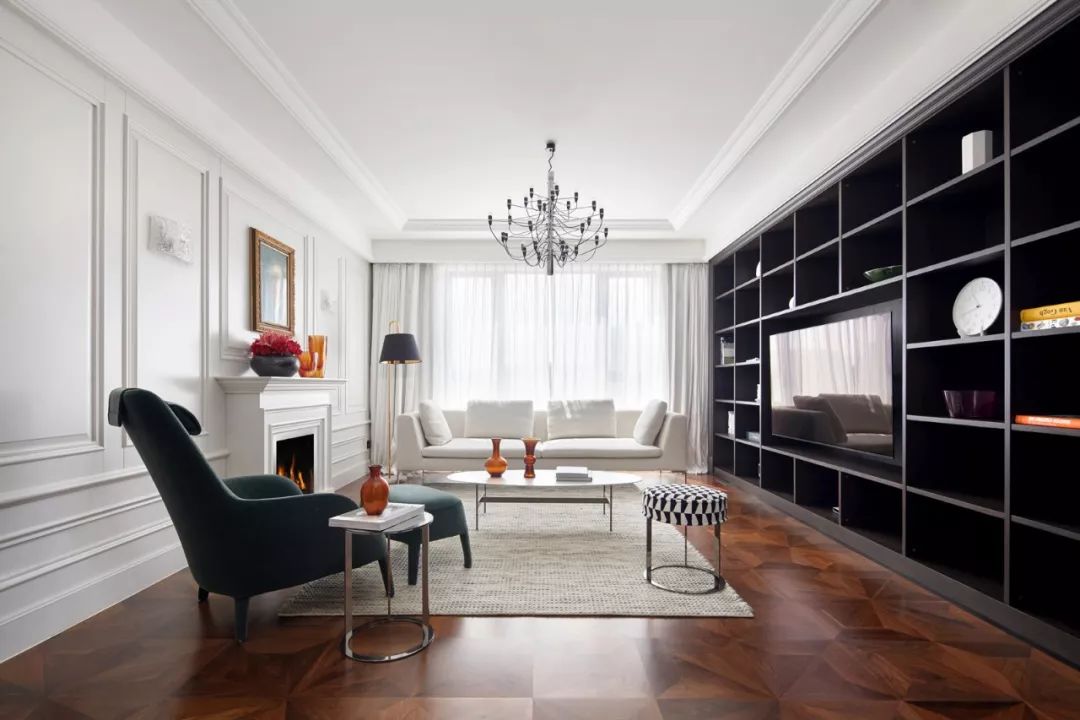 美式现代风格家装设计室内装修效果图-客厅 美式现代风格家装设计室内装修效果图-客厅