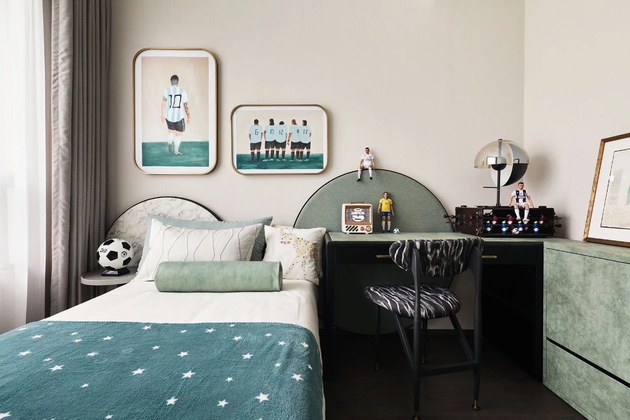 现代轻奢风格室内设计家装案例-儿童房 现代轻奢风格室内设计家装案例-儿童房