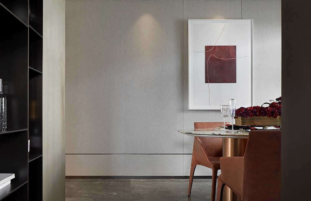 时尚轻奢风格室内家装案例效果图-餐厅 时尚轻奢风格室内家装案例效果图-餐厅