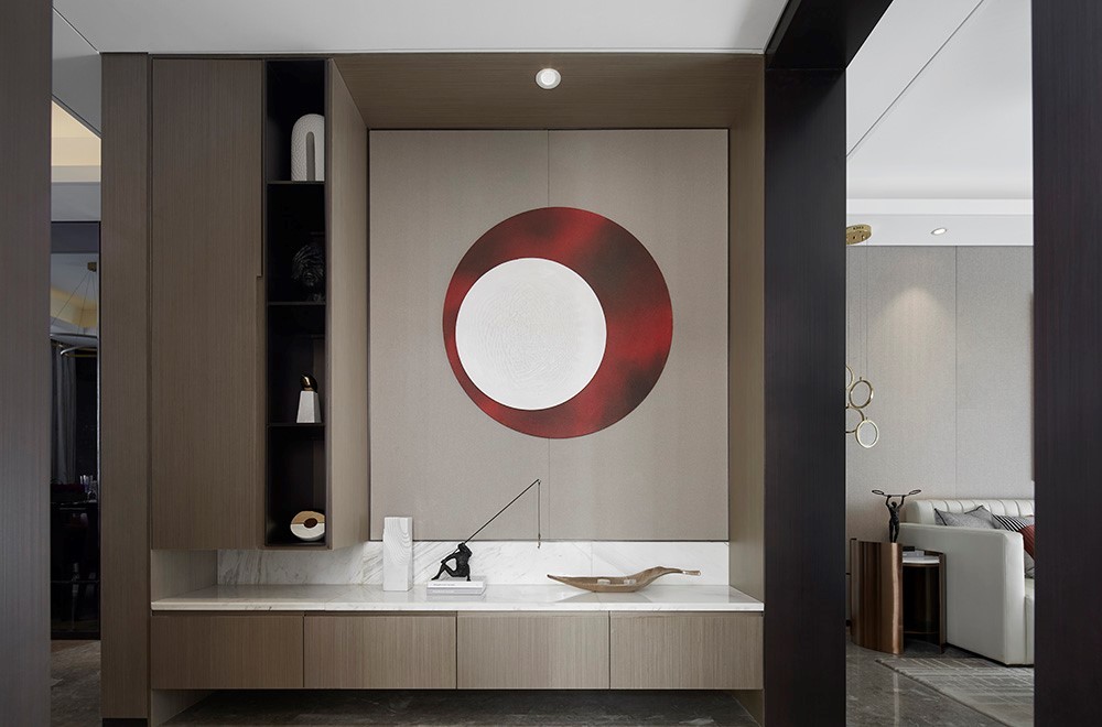 时尚轻奢风格室内家装案例效果图-玄关 时尚轻奢风格室内家装案例效果图-玄关