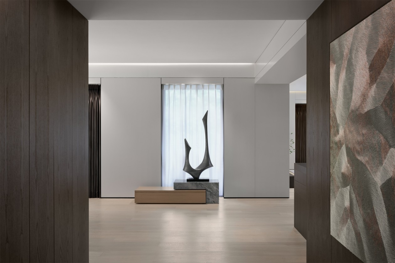 现代简约风格别墅室内设计家装案例-玄关 现代简约风格别墅室内设计家装案例-玄关